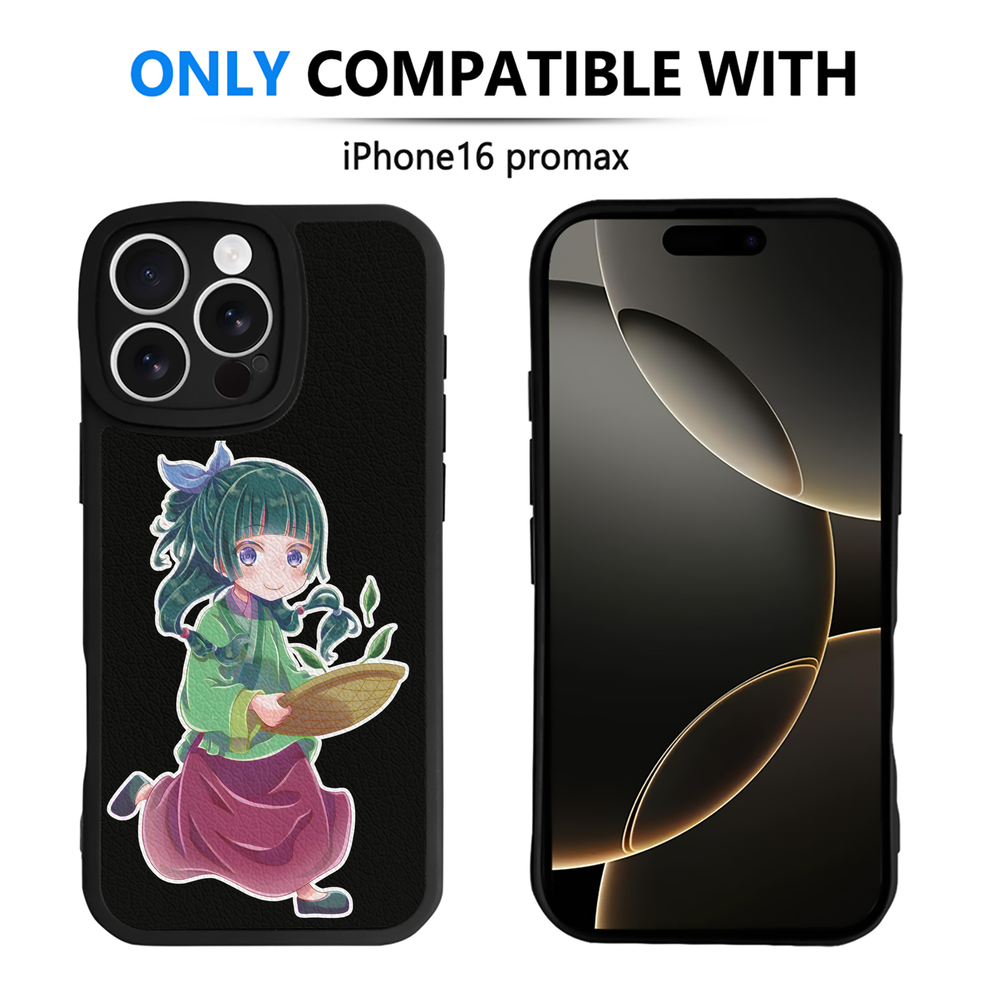 薬屋のひとりごと The Apothecary Diaries 【iPhone 16シリーズ対応】シリコンスマホケース（レザー調） 材質：シリコン